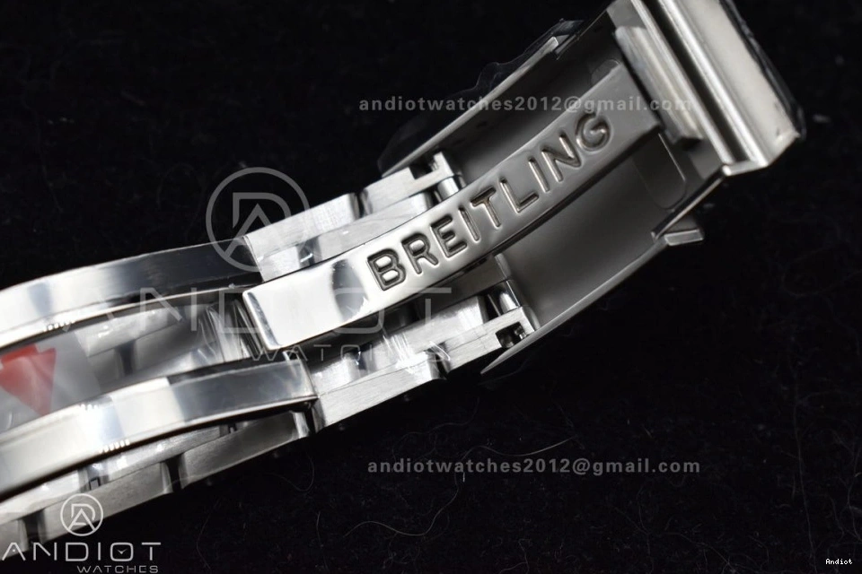 V7F SS 1 Navitimer White A2824 RG SS Dial 1:1 on Bracelet Edition Best Bezel 0115